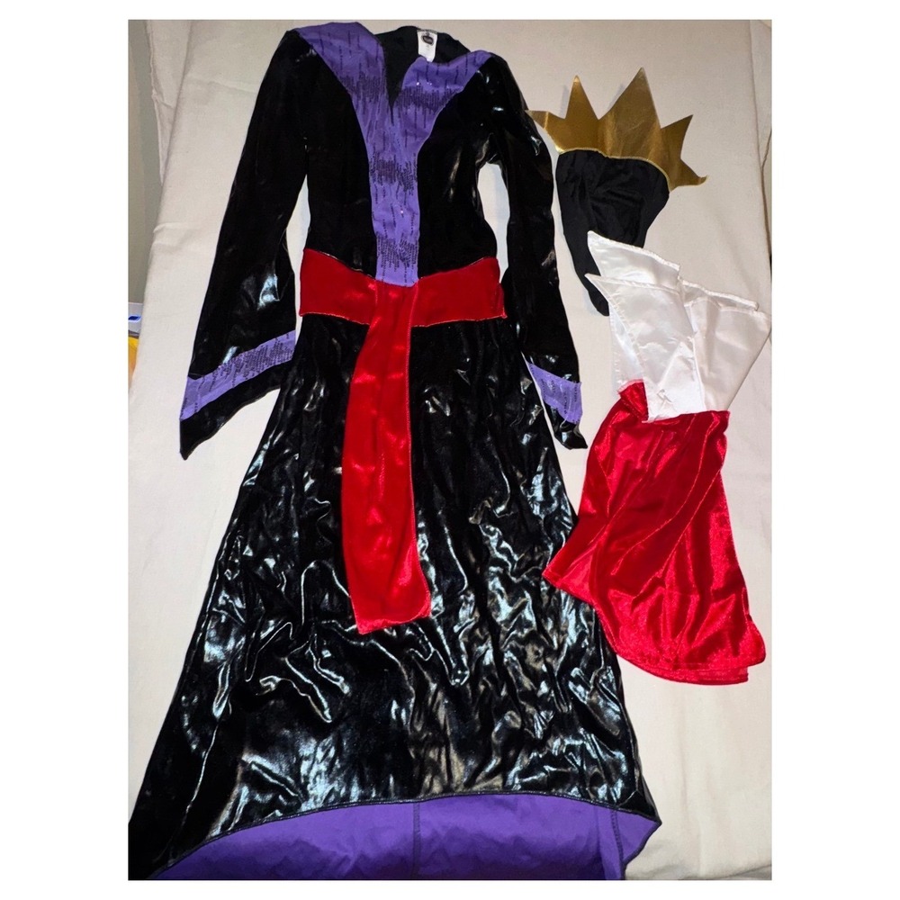 Disney Villains Evil Queen Costume Womens Small 4-6 Snow White Halloween 85702N